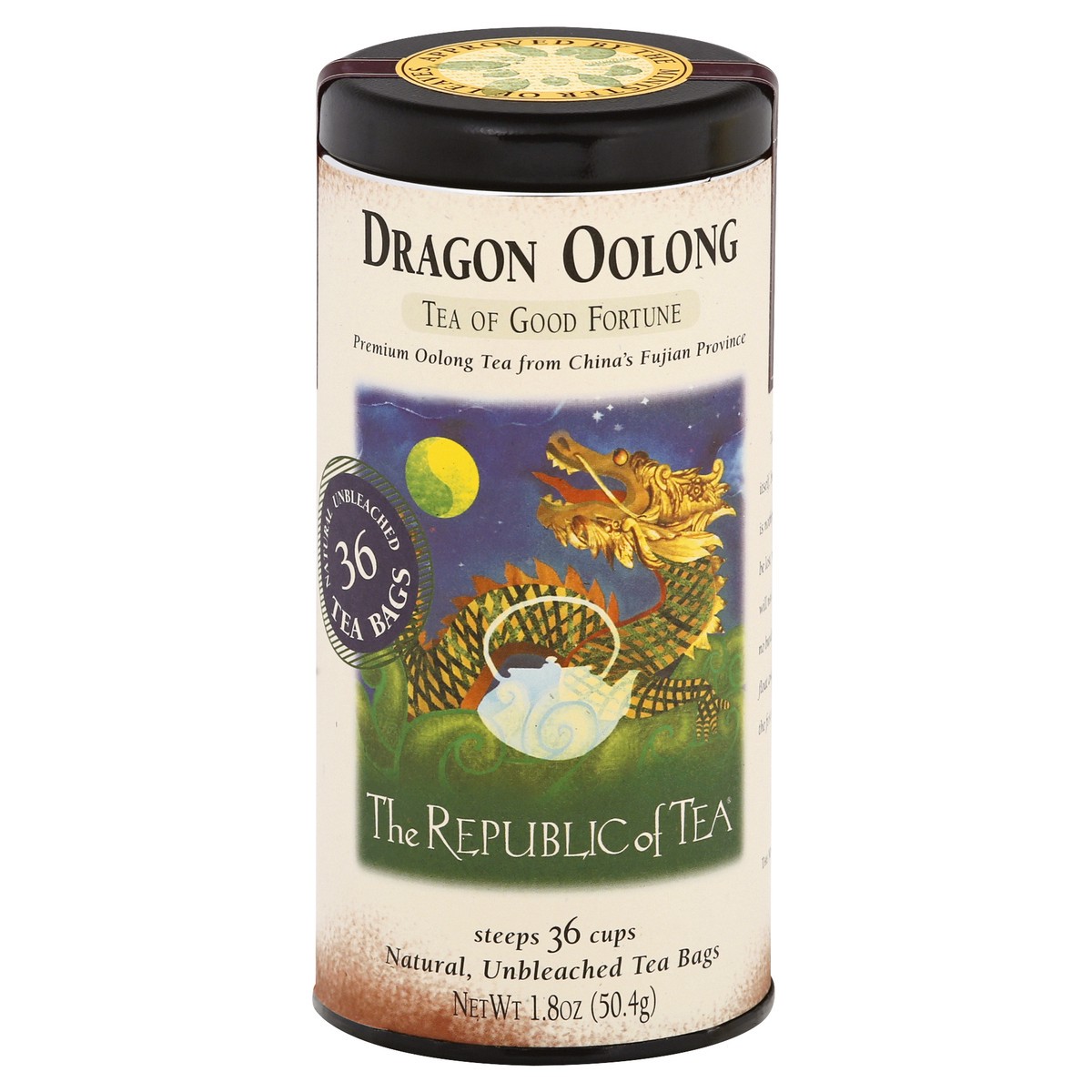 slide 3 of 12, The Republic of Tea Bags Dragon Oolong Tea 36 ea, 36 ct