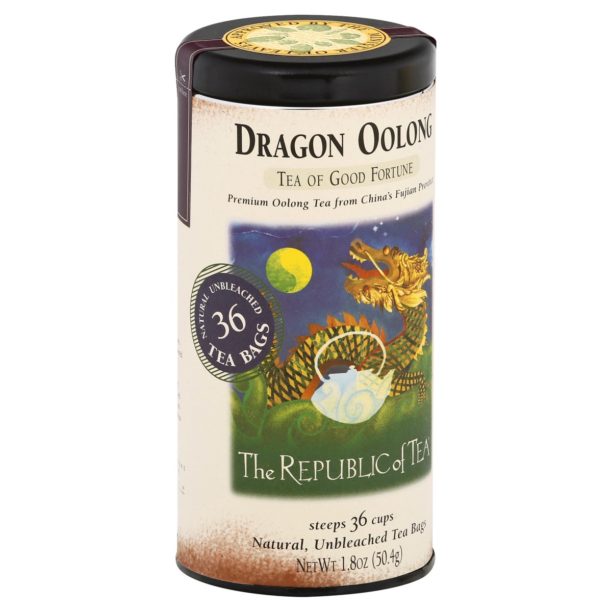 slide 8 of 12, The Republic of Tea Bags Dragon Oolong Tea 36 ea, 36 ct