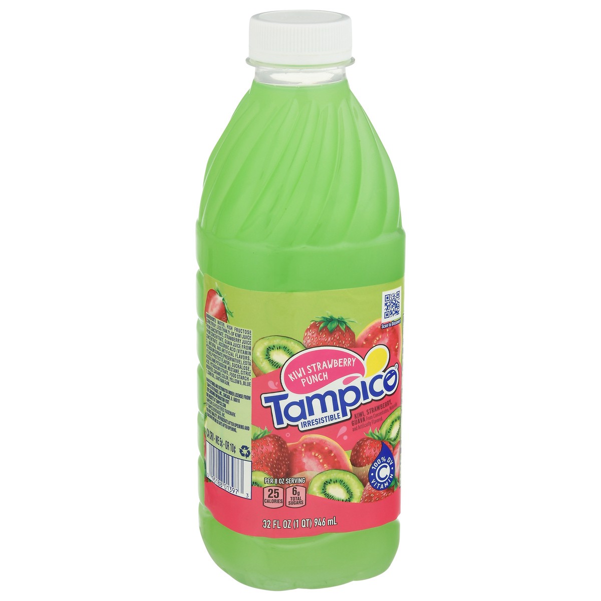 slide 5 of 9, Tampico Kiwi Strawberry Punch Soda - 32 fl oz, 32 fl oz