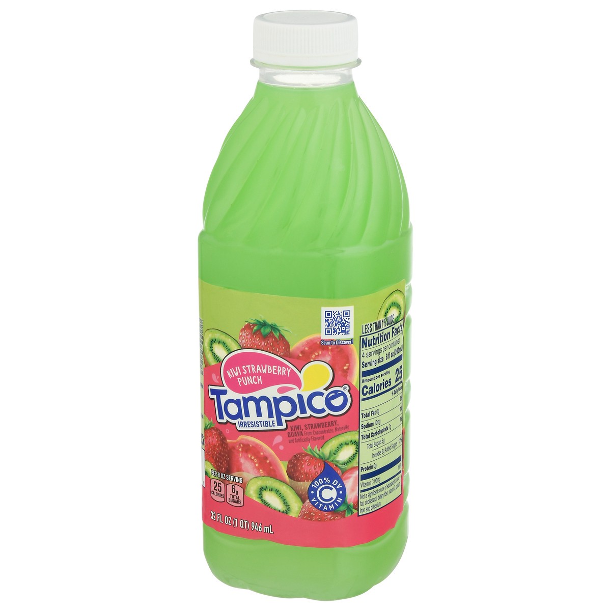 slide 6 of 9, Tampico Kiwi Strawberry Punch Soda - 32 fl oz, 32 fl oz