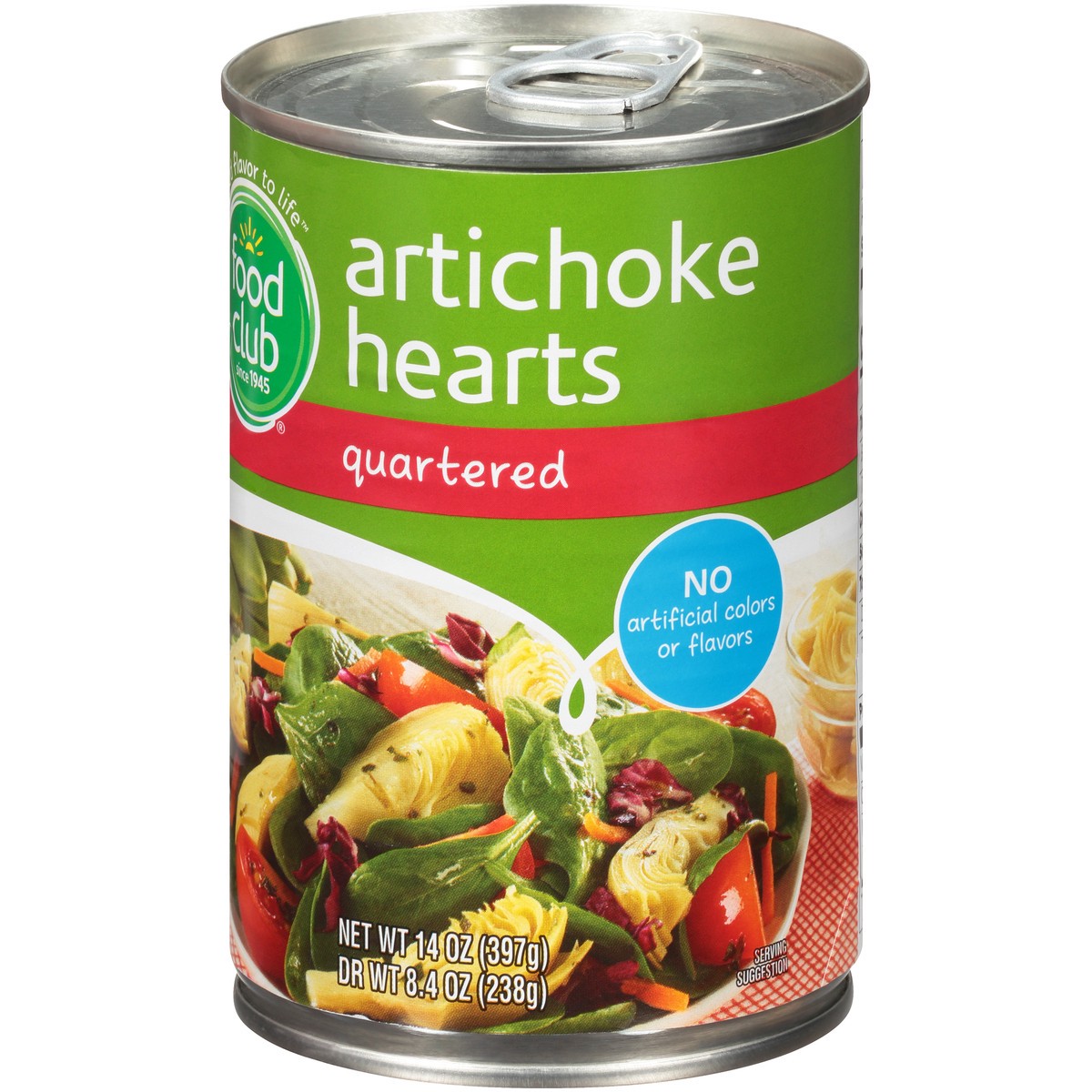 slide 2 of 12, Food Club Quartered Artichoke Hearts, 14 oz