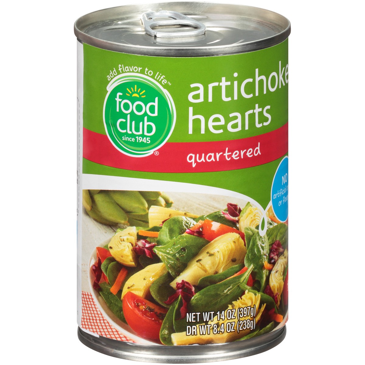 slide 5 of 12, Food Club Quartered Artichoke Hearts, 14 oz