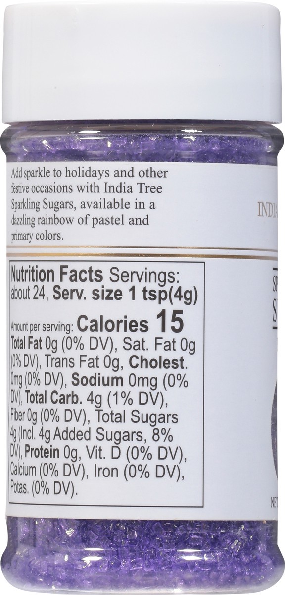 slide 6 of 9, India Tree Ultra Violet Sparkling Sugar 3.5 oz, 3.5 oz