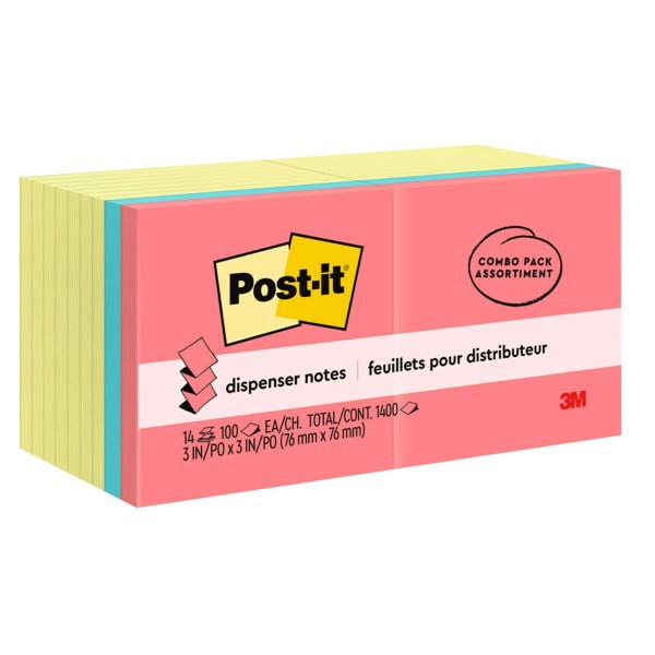 slide 5 of 10, Post-it Post - it Pop - up Notes Bonus pk Pop - Up Refills 3 x 3 - Canary Yellow, 18 ct