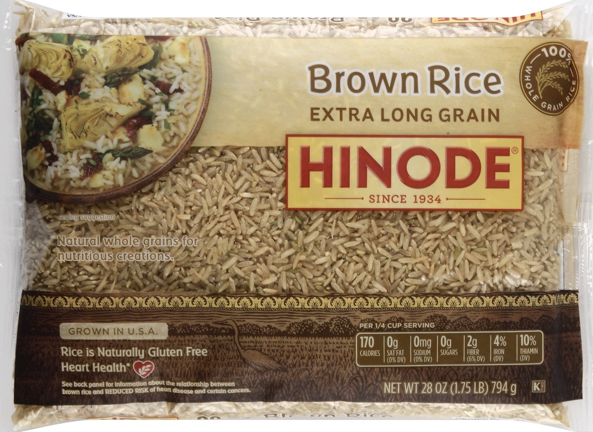 slide 5 of 5, Hinode Brown Rice 28 oz, 28 oz