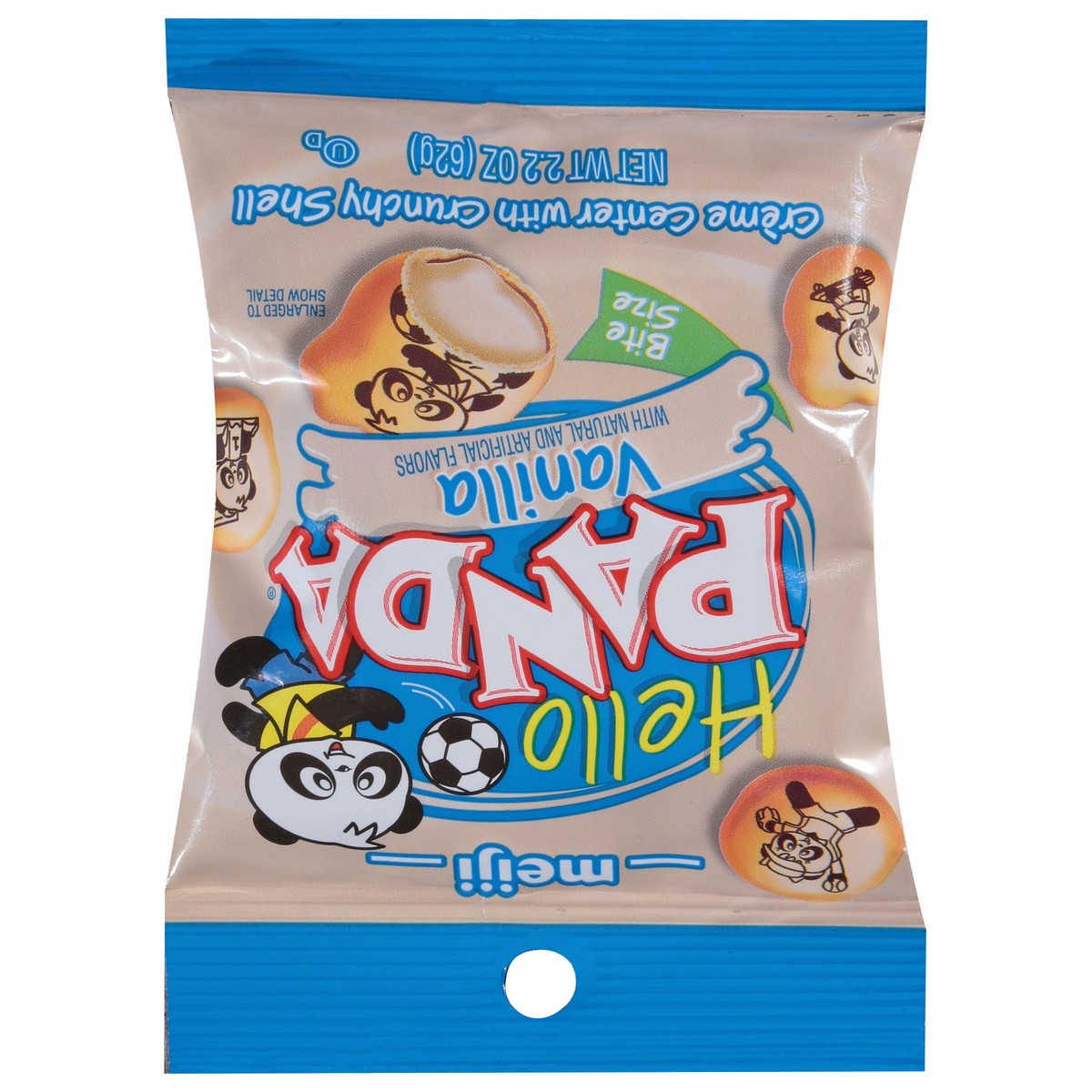 slide 1 of 11, Hello Panda Creme Center Vanilla Cookies with Crunchy Shell Bite Size 2.2 oz, 2.2 oz