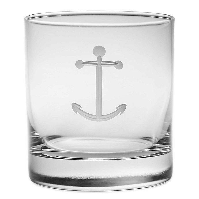 slide 1 of 2, Rolf Glass Anchor Double Old Fashioned Glass, 1 ct