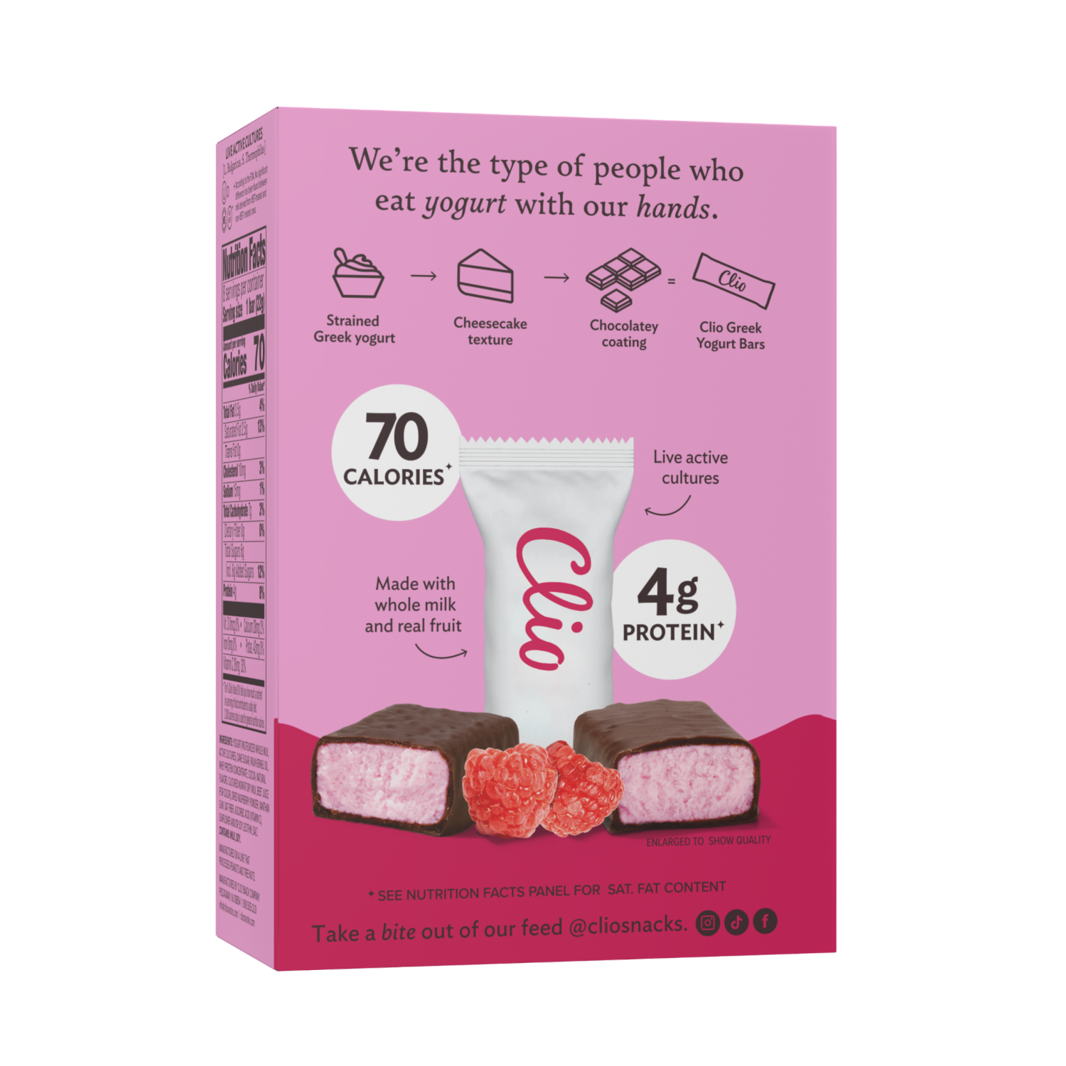 slide 2 of 3, Mini Greek Yogurt Bar, 6.21 oz