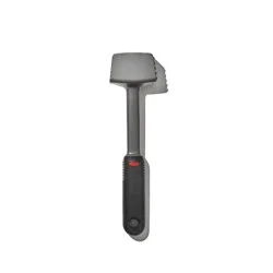 OXO Meat Tenderizer Black: Meat Mallet & Pounder, Dishwasher-Safe, 9.65" Height, 2.4" Width