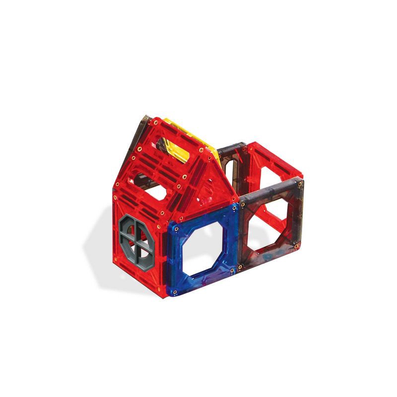 slide 5 of 8, FAO Schwarz Magnetic Tile Set Primay 40pc, 40 ct