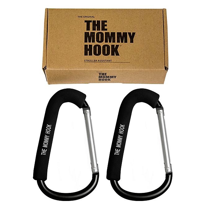 slide 2 of 9, The Mommy Hook Stroller Assistant - Black, 2 ct