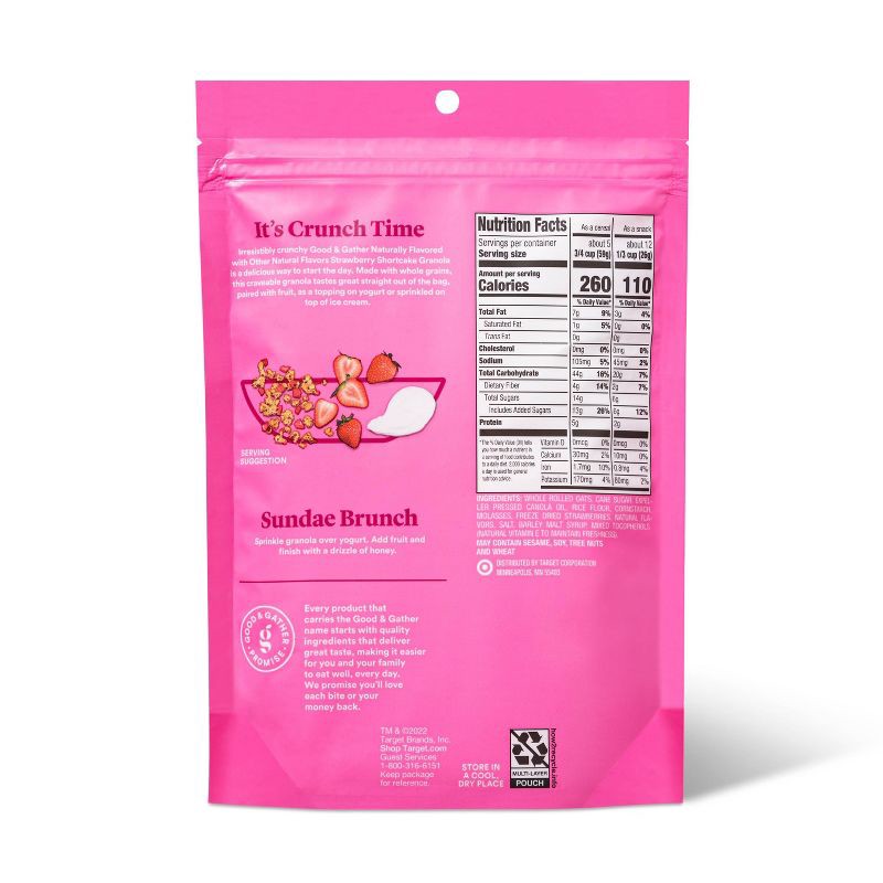 slide 3 of 3, Strawberry Shortcake Granola - 11oz - Good & Gather™, 11 oz