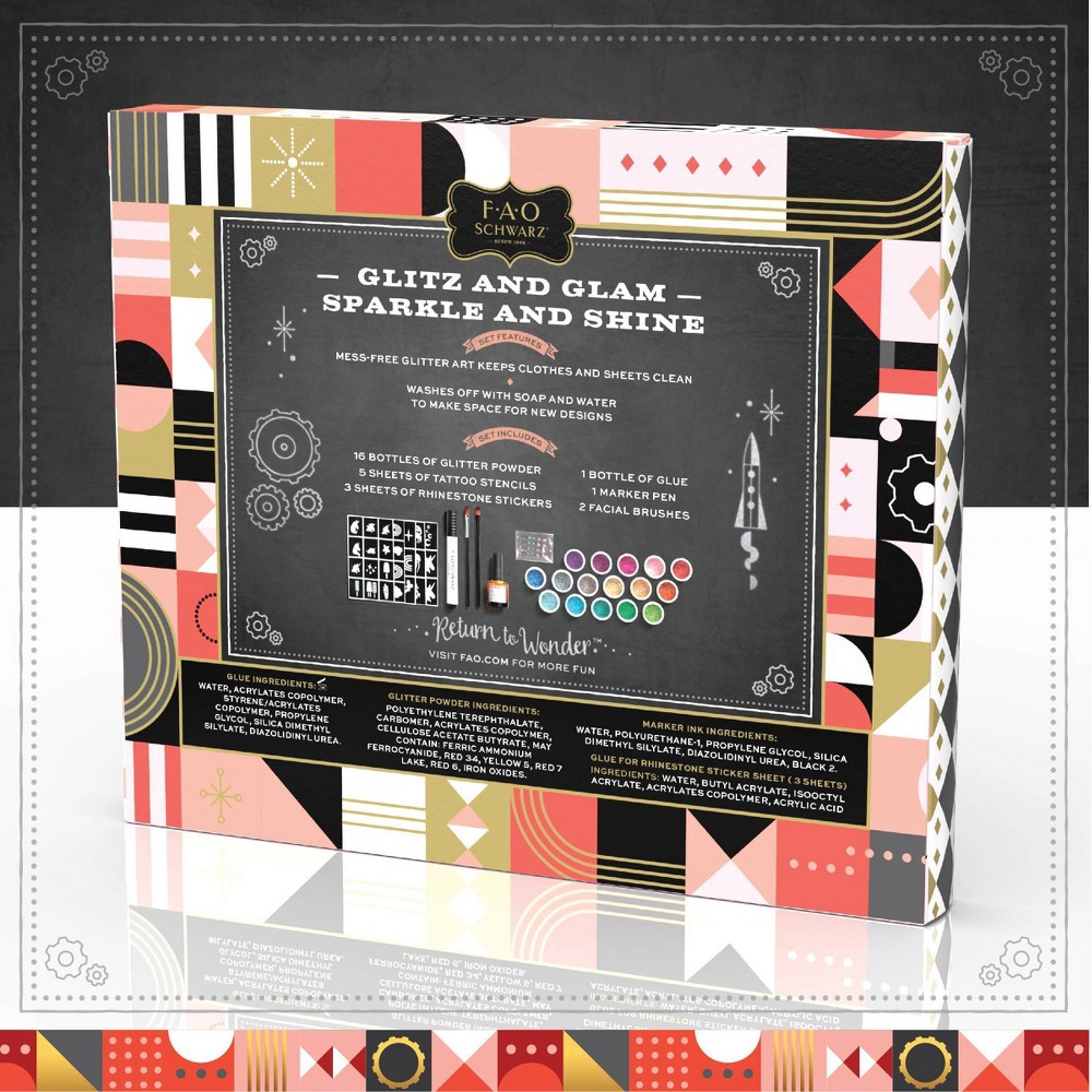 FAO Schwarz DIY Design Glitter Tattoo Studio 1 ct Shipt