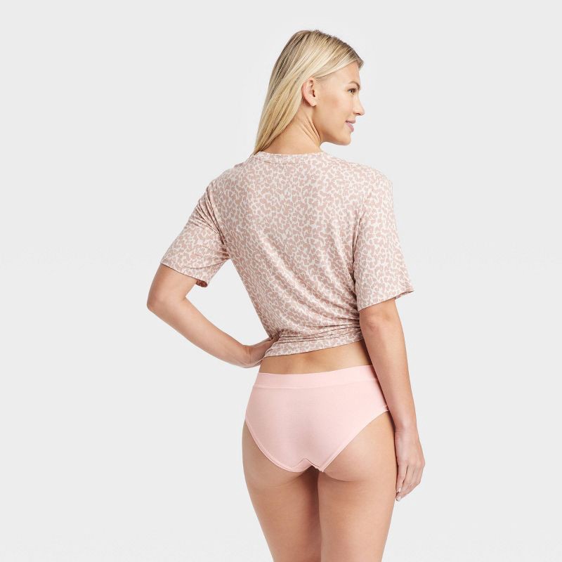 slide 2 of 5, Women's Cotton Comfort Hipster Underwear - Auden™ Pink XL, 1 ct