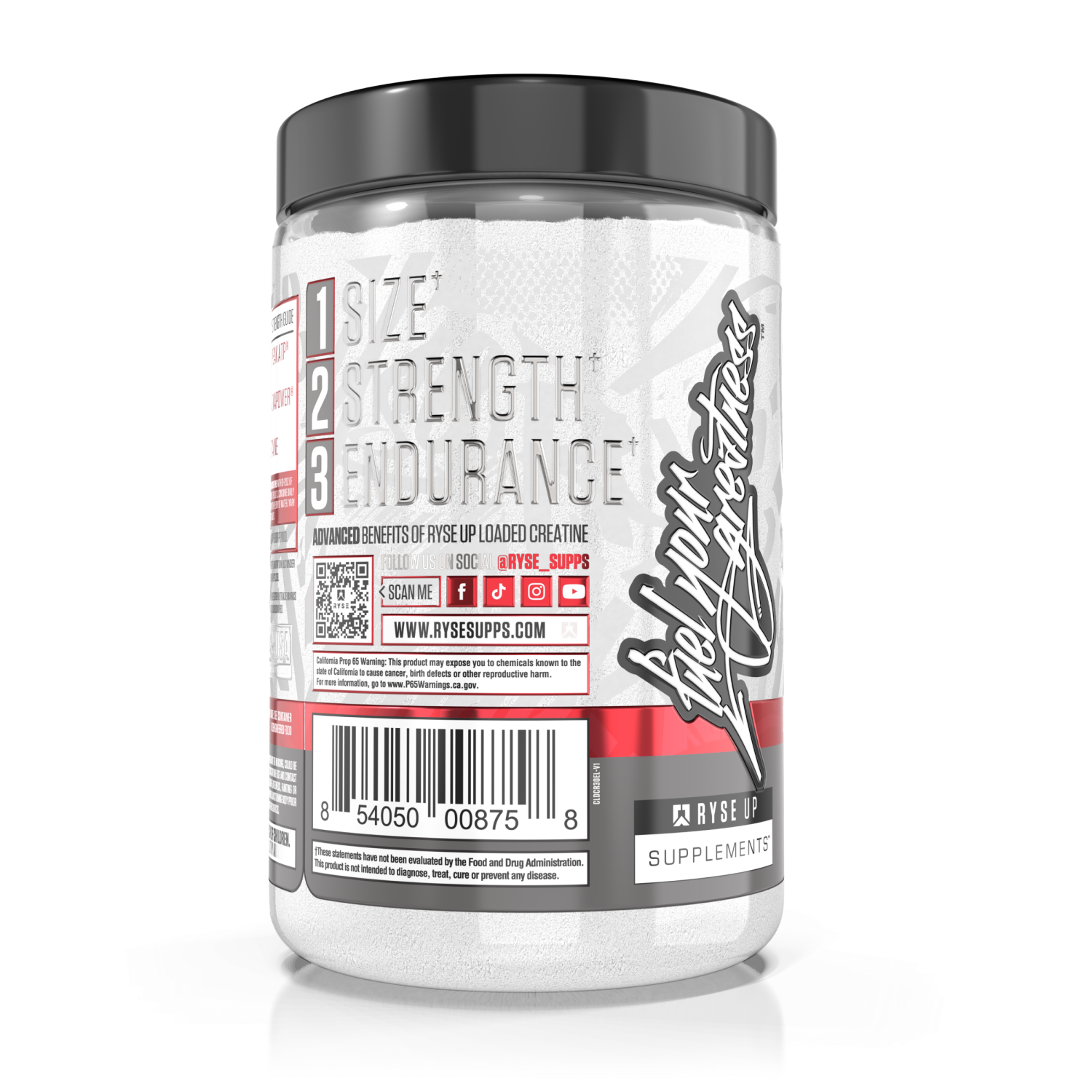 slide 2 of 3, Ryse Muscle Building Formula Electric Lemonade Loaded Creatine 15.3 oz, 15.3 oz