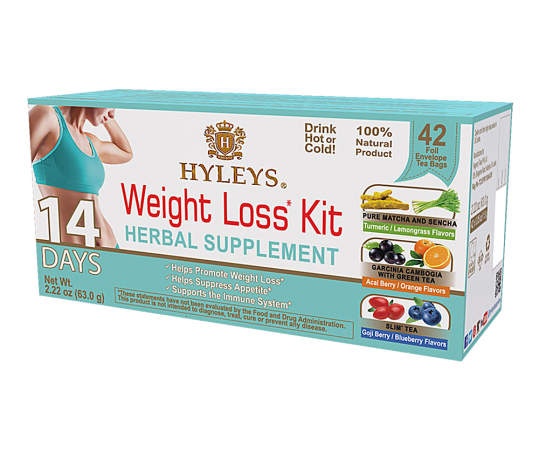 slide 1 of 1, Hyleys 14 Day Herbal Supplement Weight Loss Kit, 1 ct