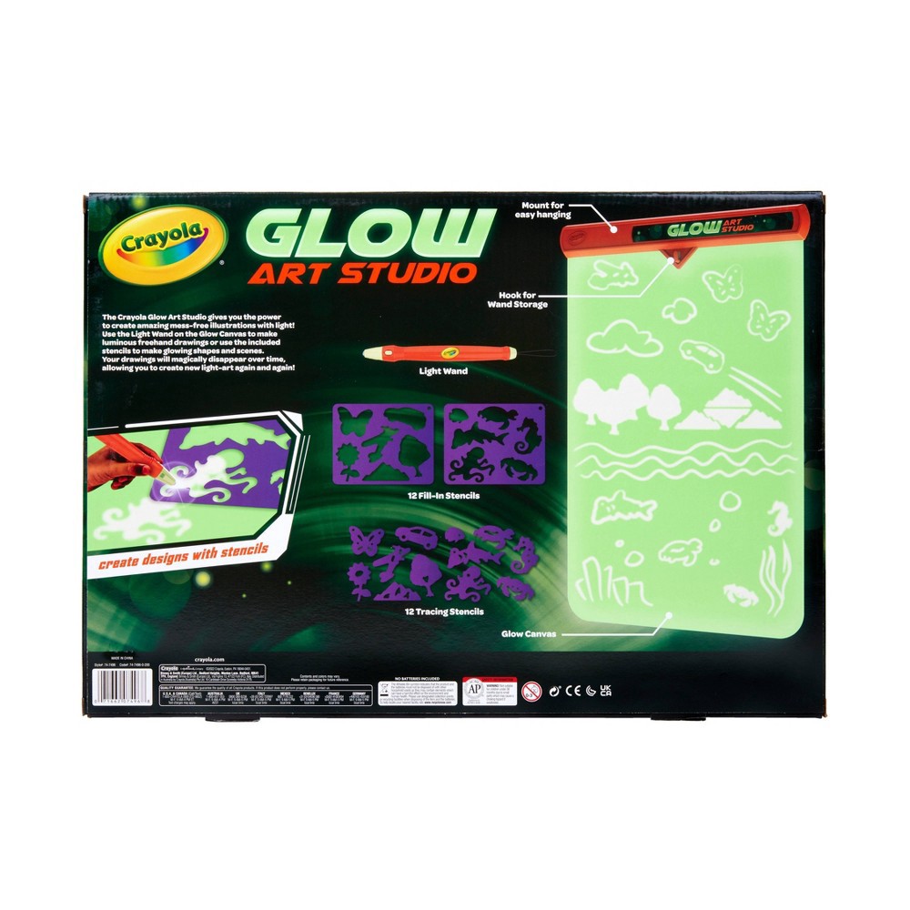 slide 3 of 5, Crayola Glow Art Studio, 1 ct