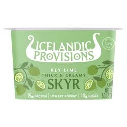 Icelandic Provisions Key Lime Thick & Creamy Low Fat Skyr 5.3 oz