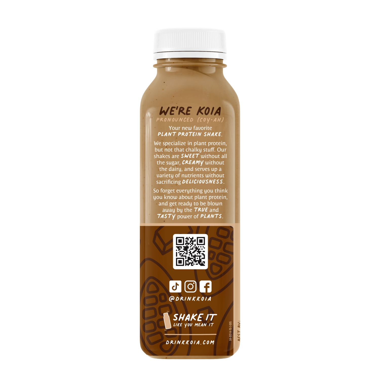 slide 3 of 3, Koia Protein - Cacao Bean - Ready To Drink Protein Shake - 12oz, 12 fl oz