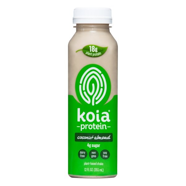 slide 1 of 1, Koia Coconut Almond Plant Powered Nutrition Drink, 12 fl oz