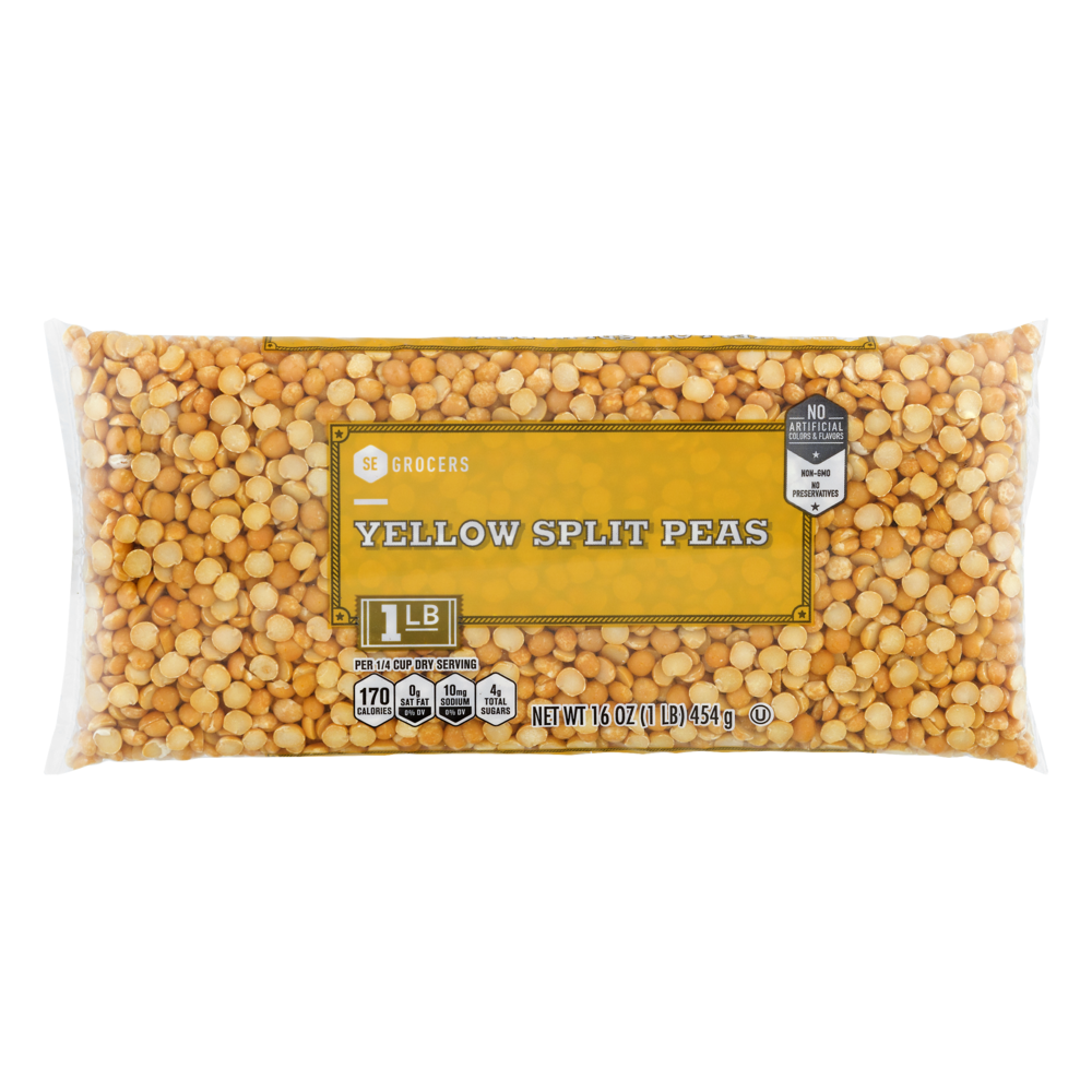 slide 1 of 1, SE Grocers Yellow Split Peas, 16 oz