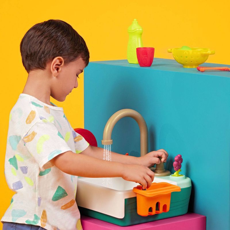 B. Toys Kitchen Sink Play Set - Splash-n-scrub Sink : Target