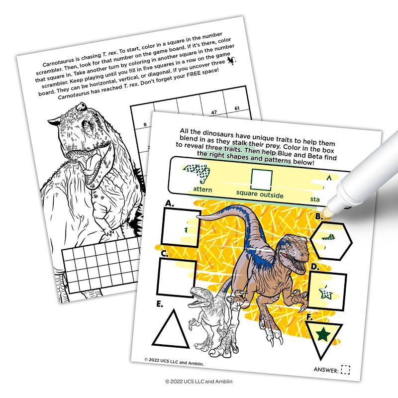 slide 3 of 5, Bendon Jurassic World: Dominion Imagine Ink Book, 1 ct