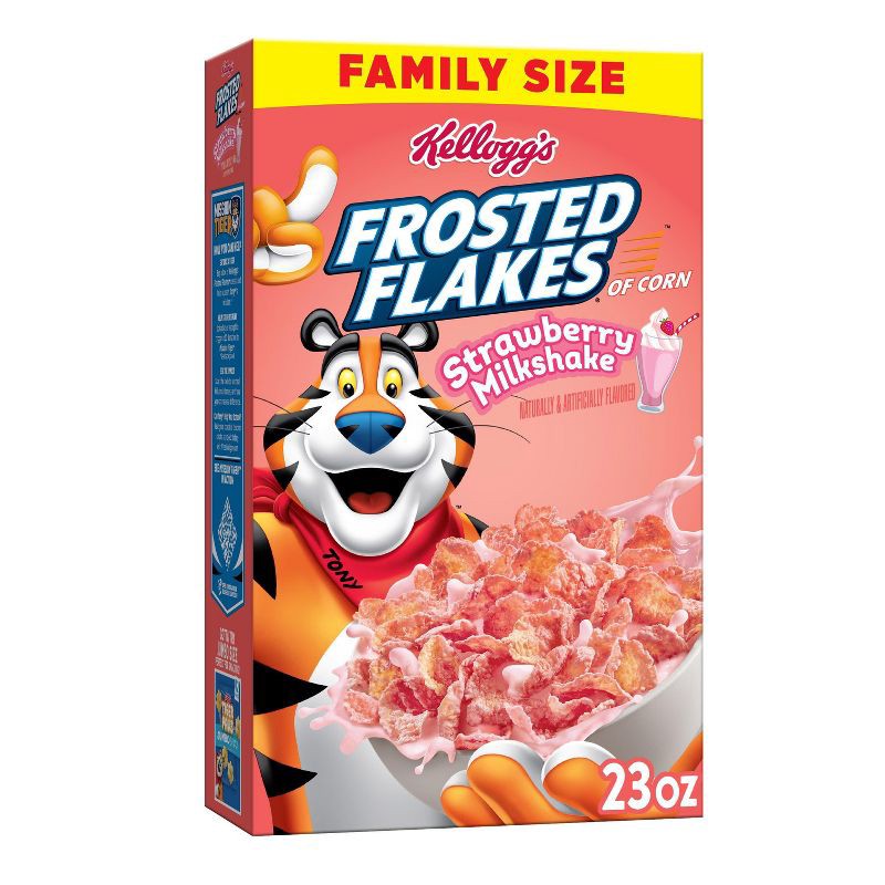 slide 1 of 6, Frosted Flakes Strawberry Milkshake - 23.0oz - Kellogg's, 23 oz