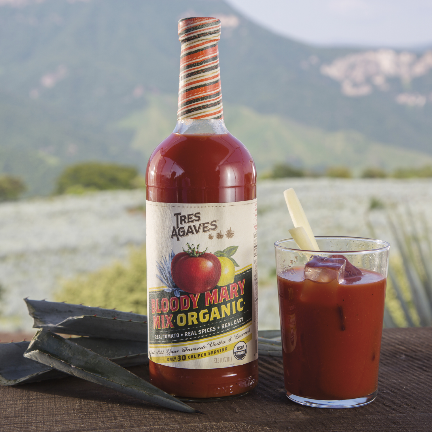 slide 2 of 4, Tres Agaves Organic Bloody Mary Mix 33.8 fl oz, 33.8 fl oz