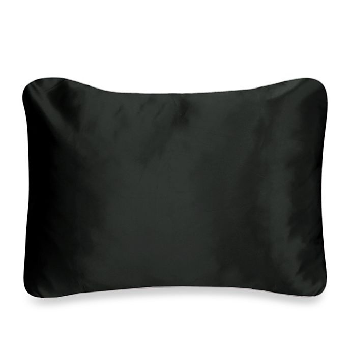 slide 2 of 2, Morning Glamour Satin Standard Pillowcase - Black, 1 ct