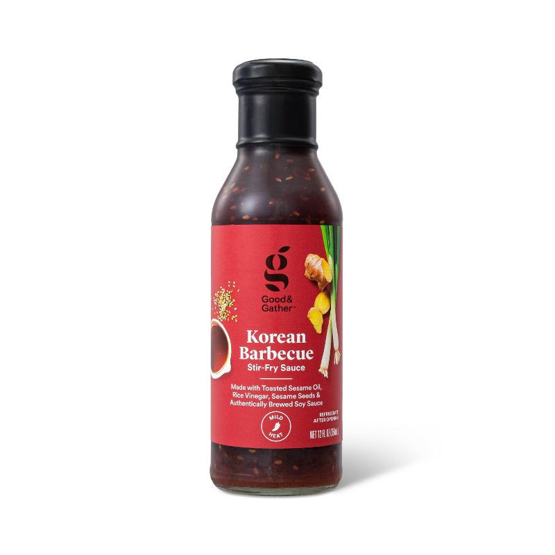 slide 1 of 3, Korean Barbeque Stir Fry Sauce - 12oz - Good & Gather™, 12 oz