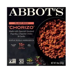 Abbot's Plant Based Vegan Chorizo - 10oz