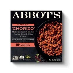 Abbot's Plant Based Vegan Chorizo - 10oz