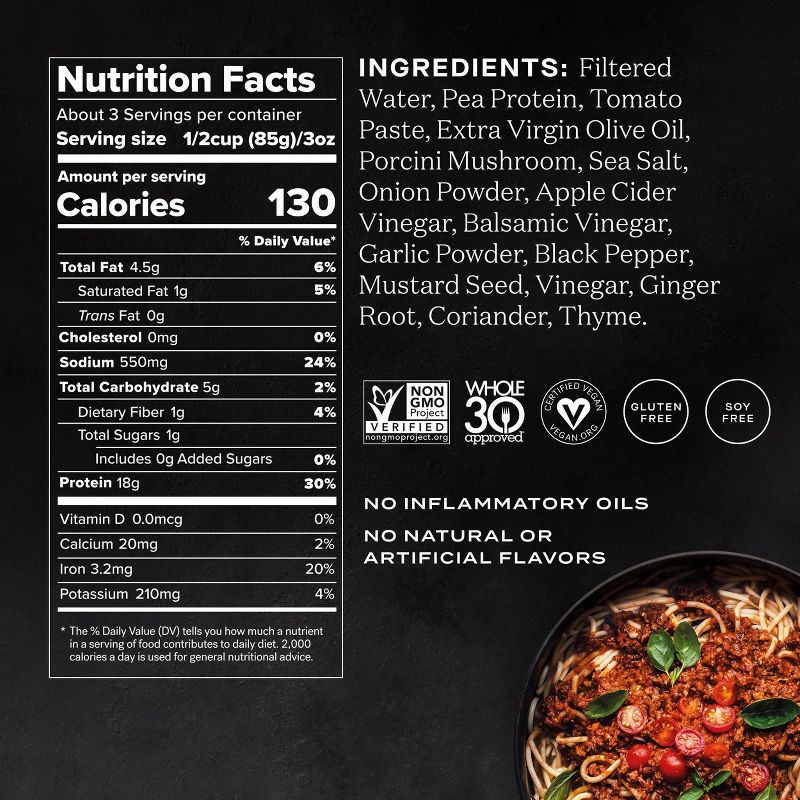 slide 2 of 9, Abbot's Plant Based Vegan Ground Beef - 10oz, 10 oz