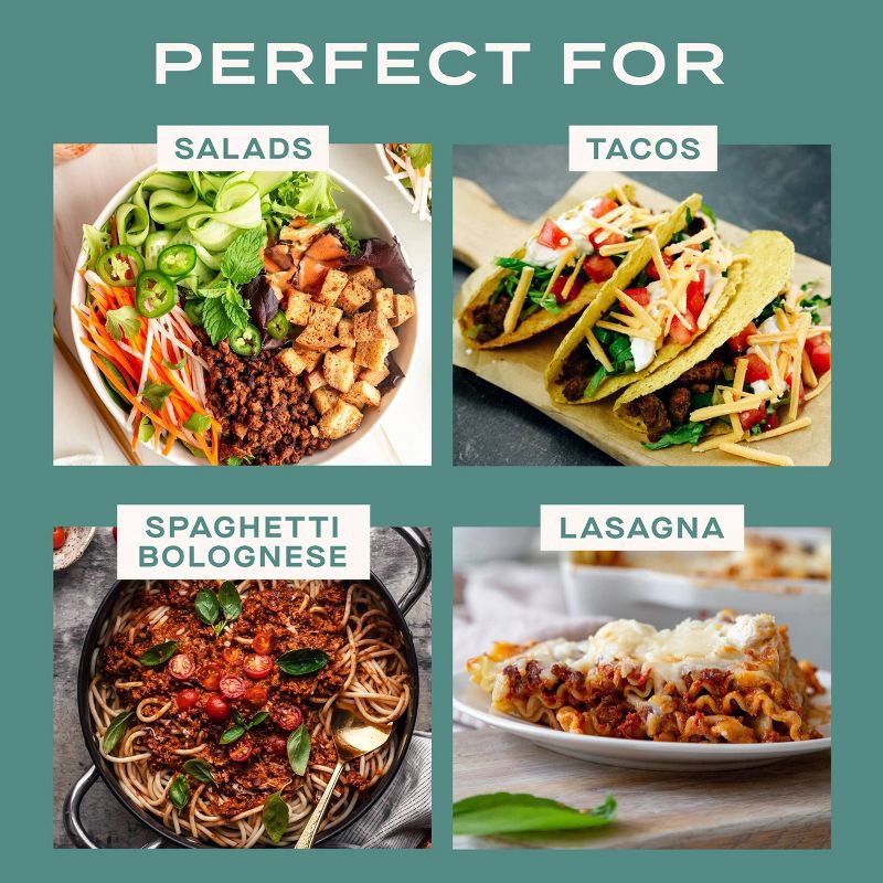 slide 5 of 9, Abbot's Plant Based Vegan Ground Beef - 10oz, 10 oz