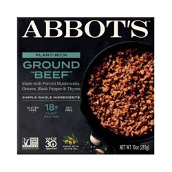 Abbot's Plant Based Vegan Ground Beef - 10oz