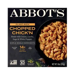 Abbot's Plant Based Vegan Chopped Chick'n - 10oz