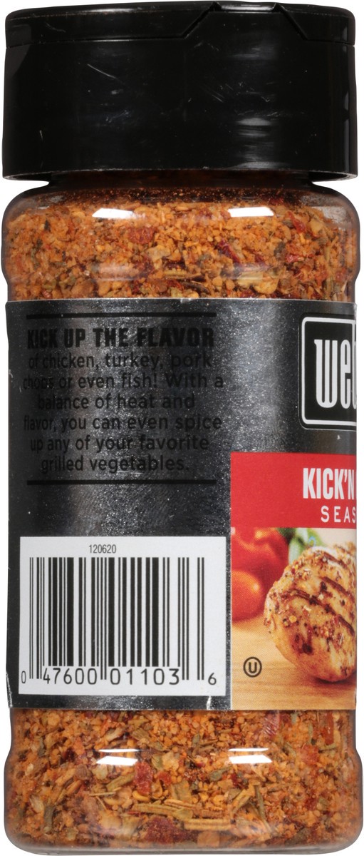 slide 3 of 7, Weber Kick'N Chicken Seasoning, Kosher, 2.5 OZ, 2.5 oz