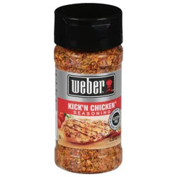 Weber Kick'N Chicken Seasoning, Kosher, Gluten free, 2.5 oz
