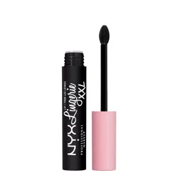 NYX Professional Makeup Lip Lingerie XXL Smooth Matte Liquid Lipstick - 16hr Longwear - Naughty Noir - 0.13 fl oz