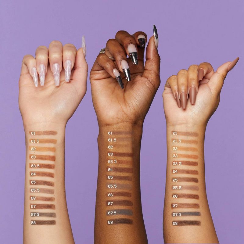 slide 6 of 10, NYX Professional Makeup Vegan Micro Eyebrow Pencil - 07.5 Gray - 0.003oz, 0.003 oz