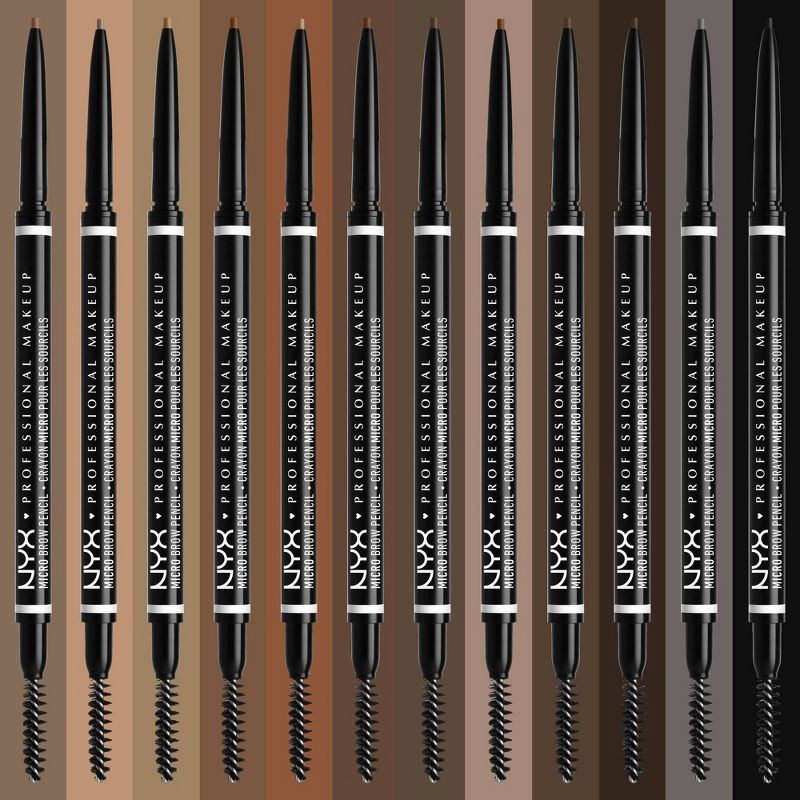 slide 8 of 9, NYX Professional Makeup Vegan Micro Eyebrow Pencil - 05.5 Cool Ash Brown - 0.003oz, 0.003 oz