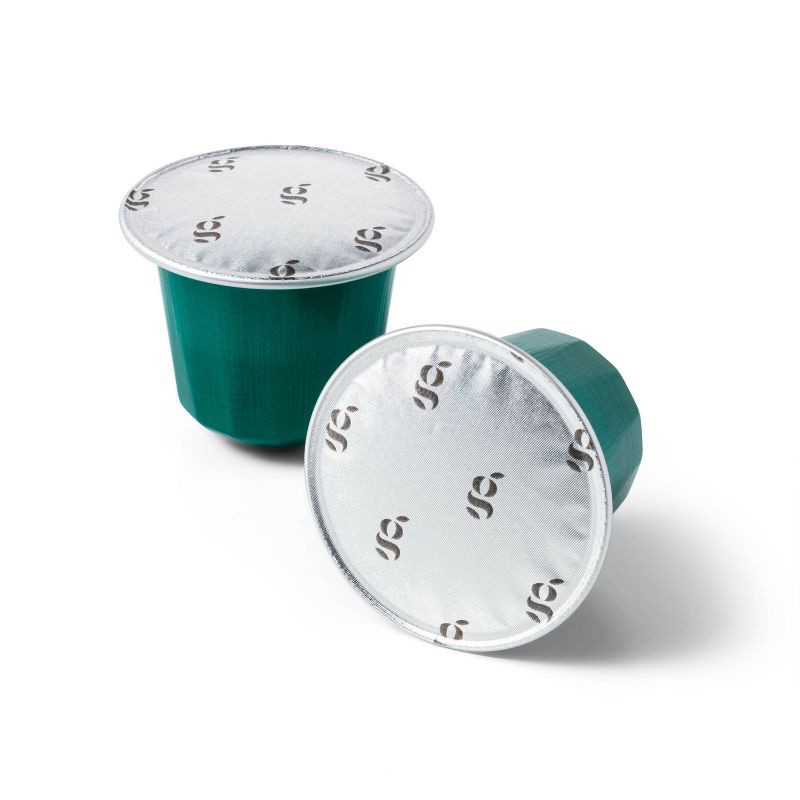 slide 3 of 4, Signature Naturally Flavored Peppermint Espresso Pods Espresso Roast Coffee 10ct - Good & Gather™, 10 ct