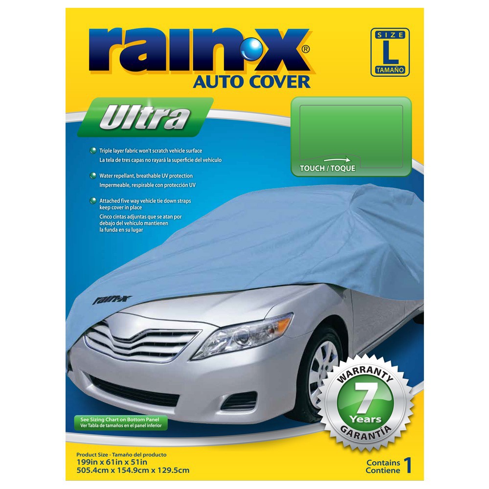 slide 1 of 7, Rain-X Ultra Large Car Cover, LG
