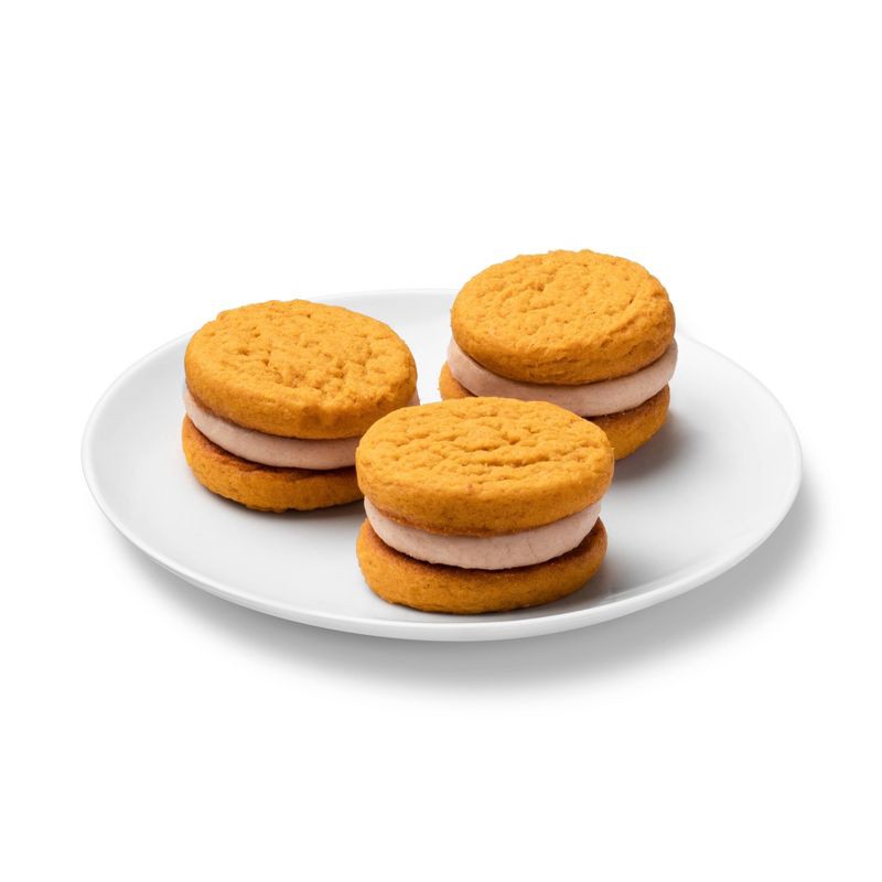 slide 2 of 3, Pumpkin Spice Soft Sandwich Cookies - 7.75oz/6ct - Favorite Day™, 7.75 oz, 6 ct
