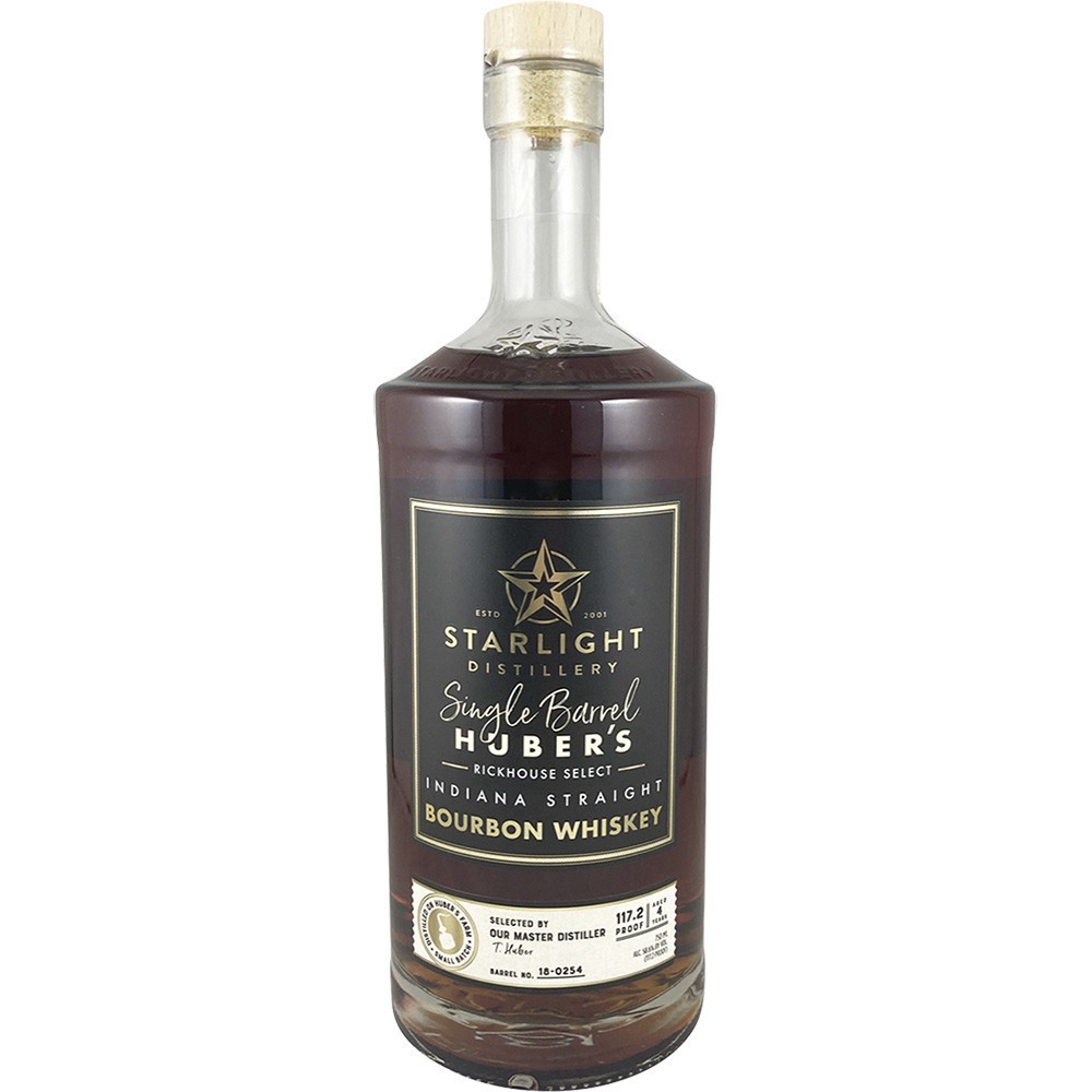 slide 1 of 1, Huber Starlight Bourbon Brlsel, 750 ml