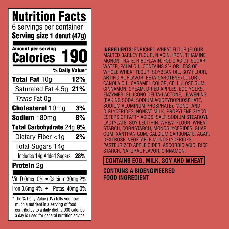 slide 5 of 5, Apple Cider Glazed Donuts - 10oz/6ct - Favorite Day™, 6 ct; 10 oz