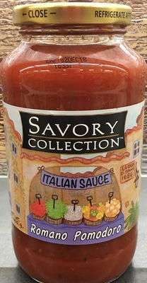 slide 1 of 1, Savory Collection Italian Sauce Romano Pomodoro, 24 oz