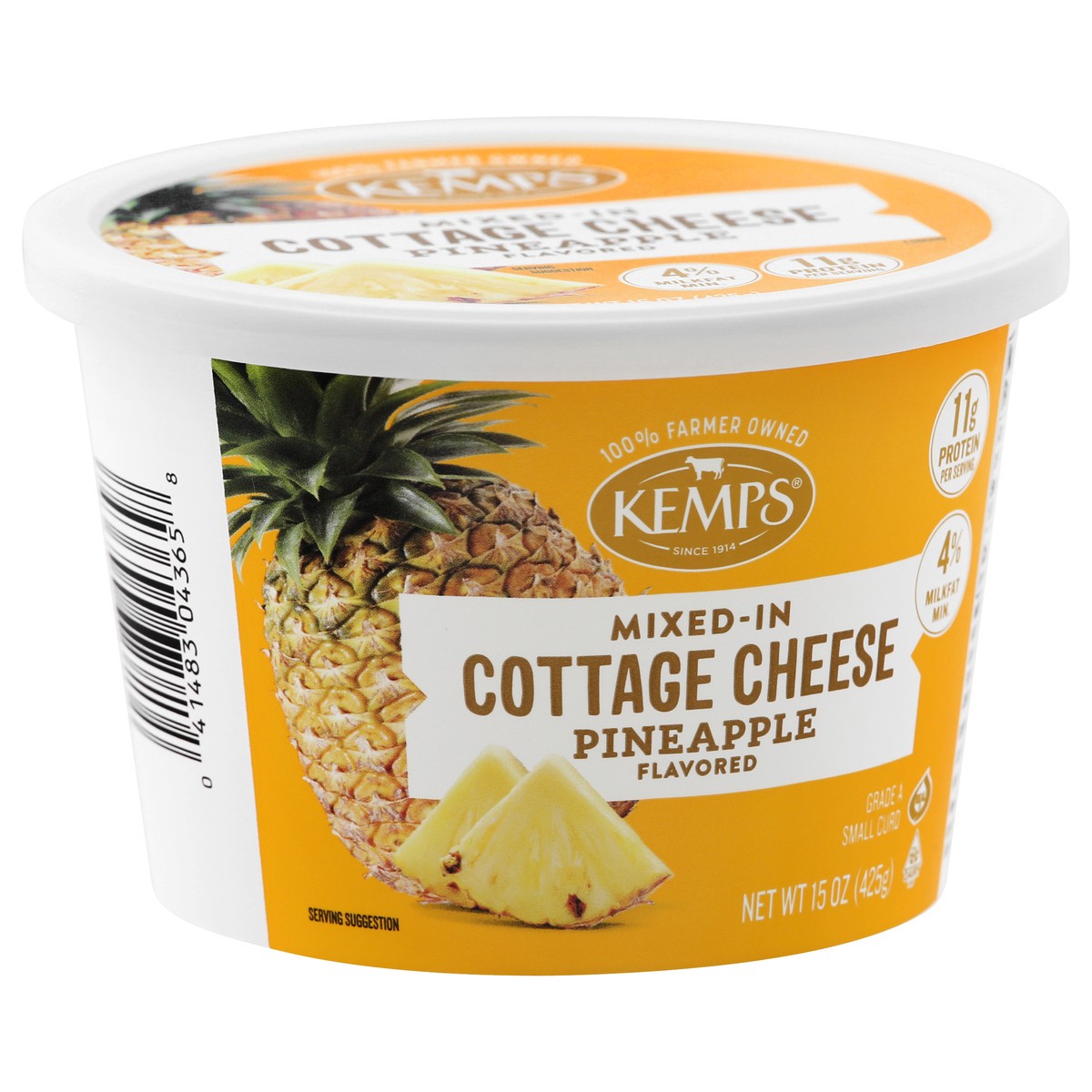 slide 9 of 9, Kemps Pineapple Cottage Cheese - 15 Oz, 15 oz