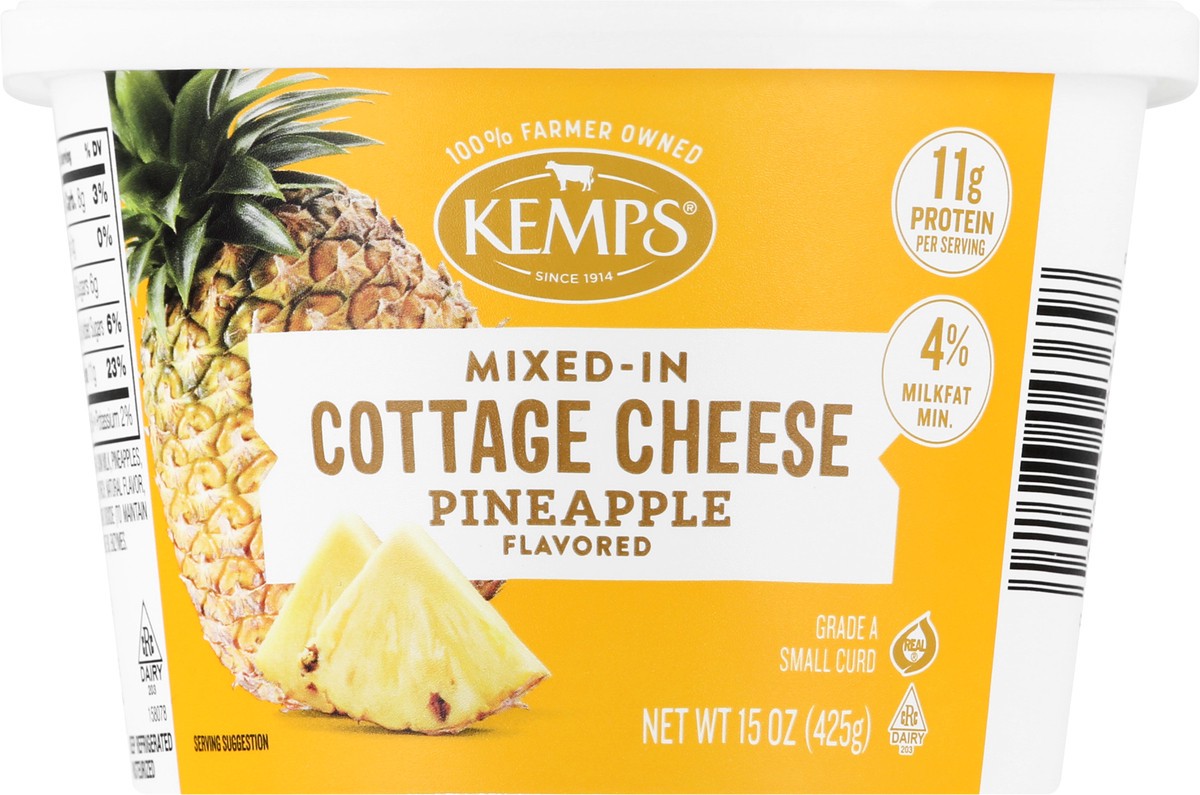 slide 6 of 9, Kemps Pineapple Cottage Cheese - 15 Oz, 15 oz